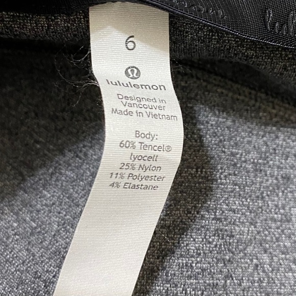 Lululemon On The Move Pant Grey Ponte 6 - Picture 11 of 11
